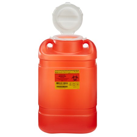 Sharps Container - Red - Hinged Cap-  BD 305491