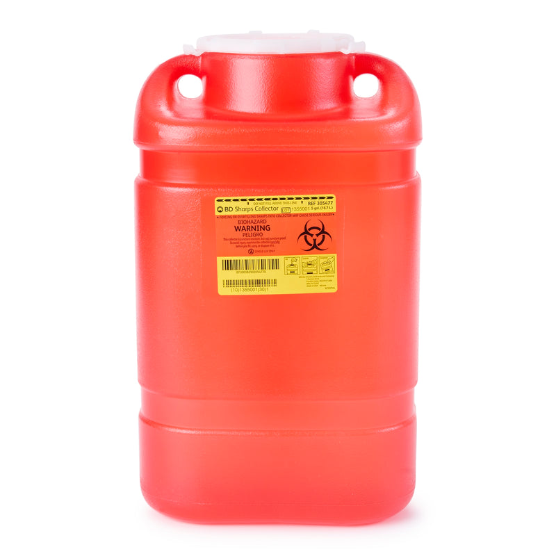 Multi Use One Piece Sharps Container - 5 Gallon -  BD 305477