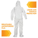 KleenGuard™ A40 Zipper Front, Elastic Wrists, Ankles, Hood and Boots