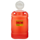 Sharps Container - Red - Hinged Cap-  BD 305491