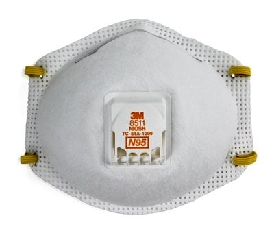 3M™ N95 Particulate Respirator - Cool Flow™ Exhalation Valve - 8511