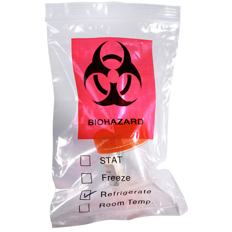 6x9 Biohazard Specimen Bags
