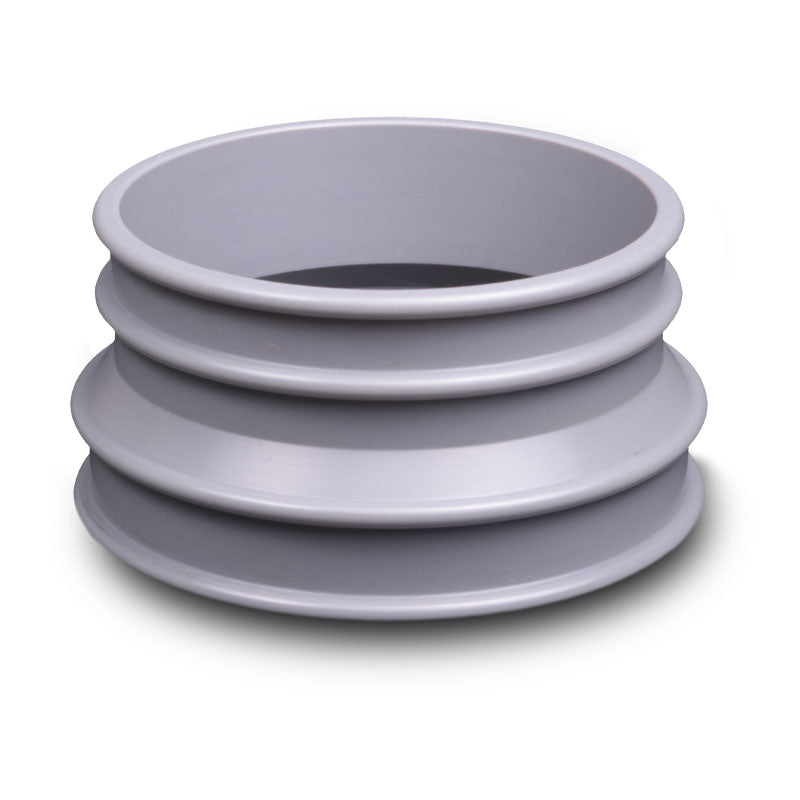 Cuff Ring - Grey PVC